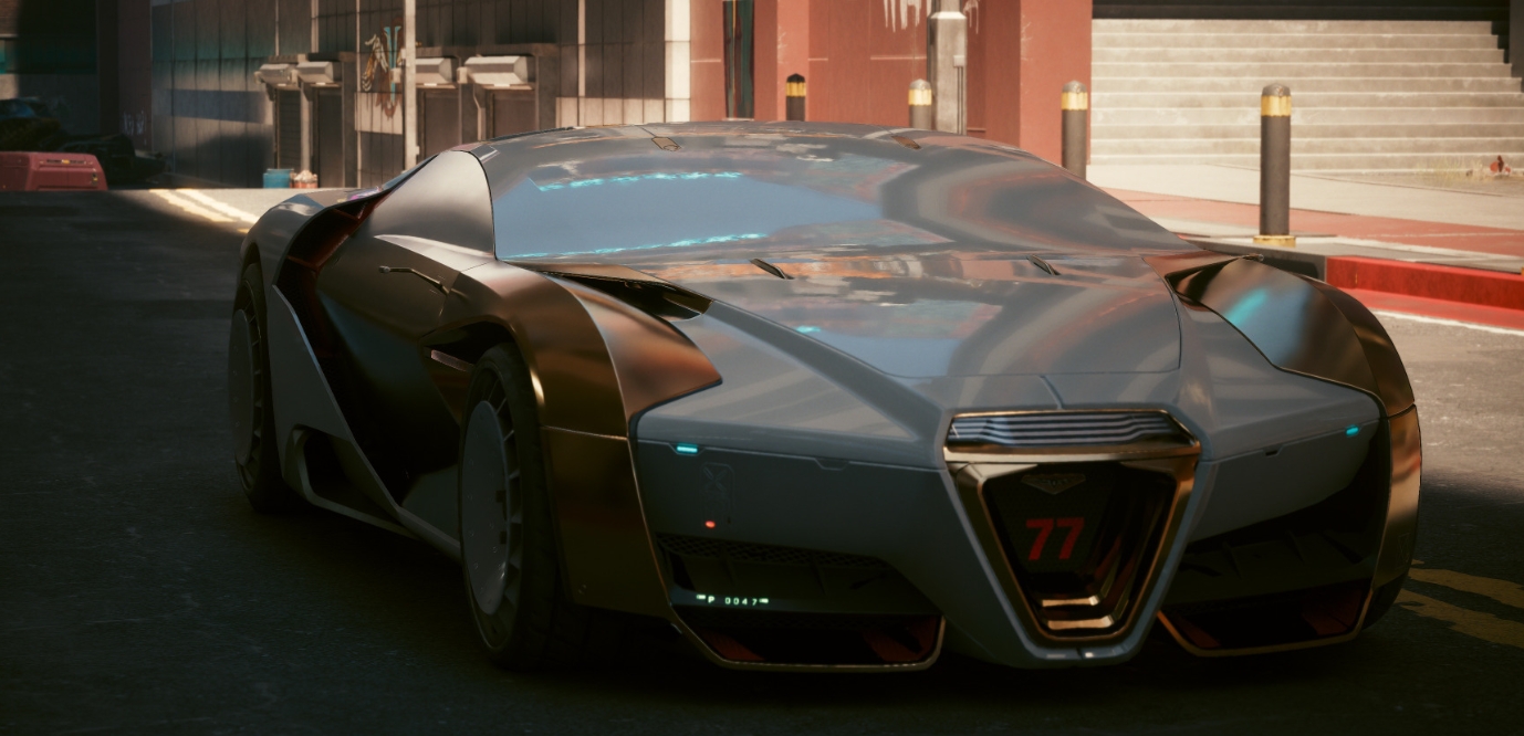 быстрые машины cyberpunk 2077